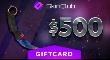 Skin.Club $500 Gift Card