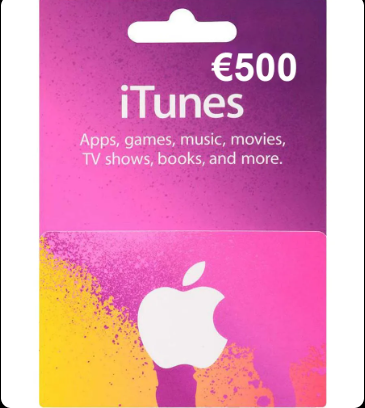 €500 iTunes Gift Card (EUROPE)