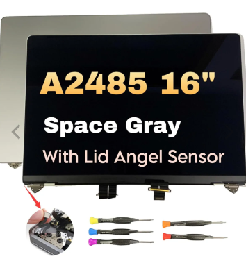 A2485 MacBook Pro Retina 16 Inch LCD Screen M1 Full Assembly Replacement Screen for 2021 EMC3651